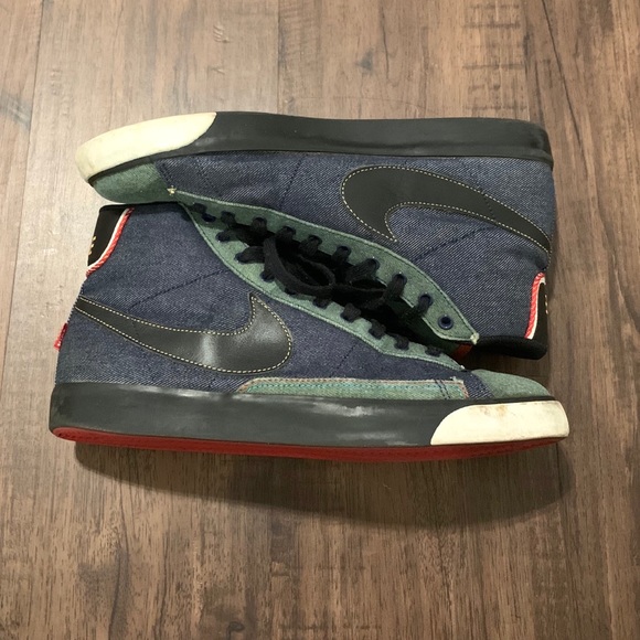 nike blazer selvage denim for sale